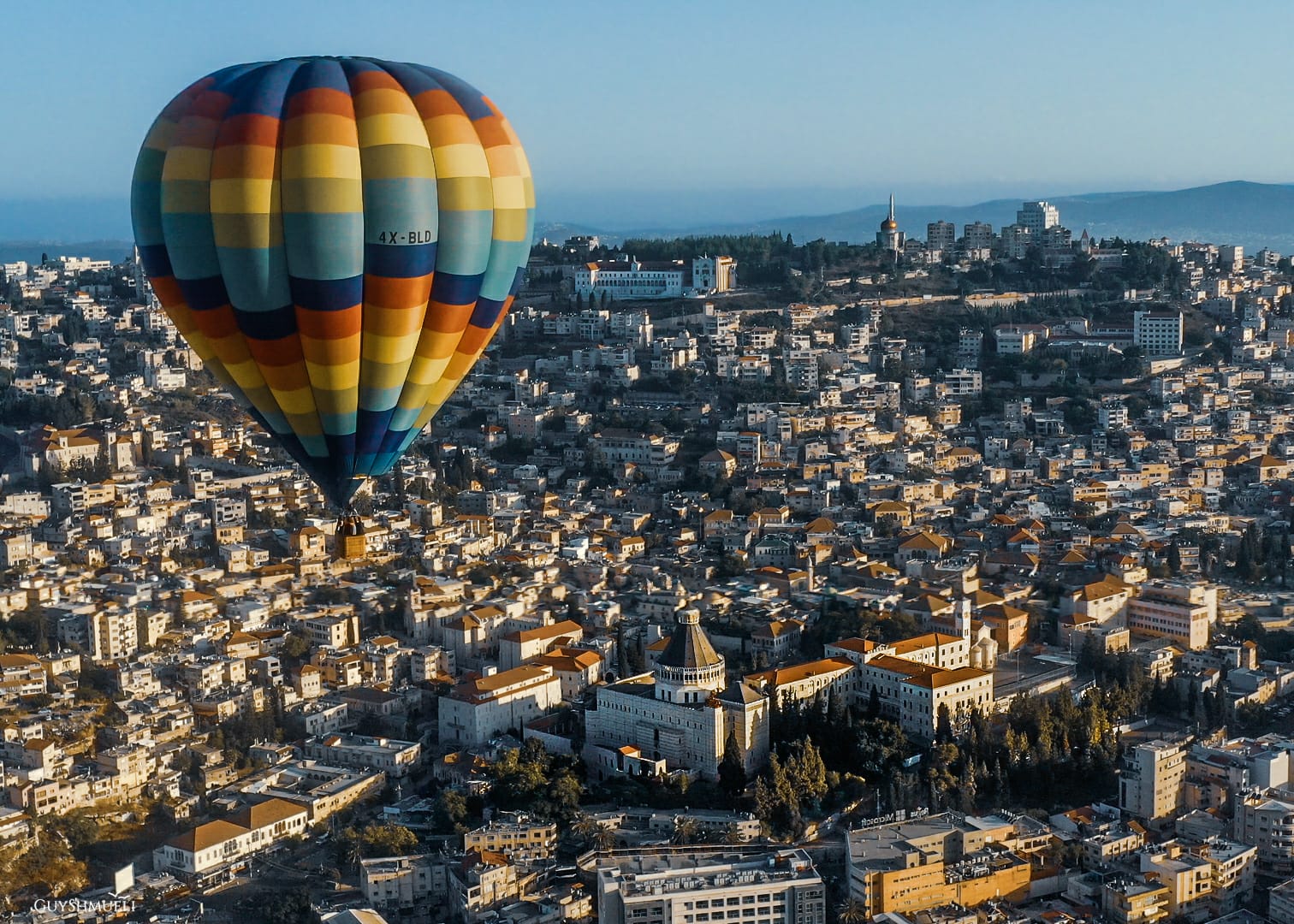טיסה בכדור פורח. צילום: גיא שמואלי